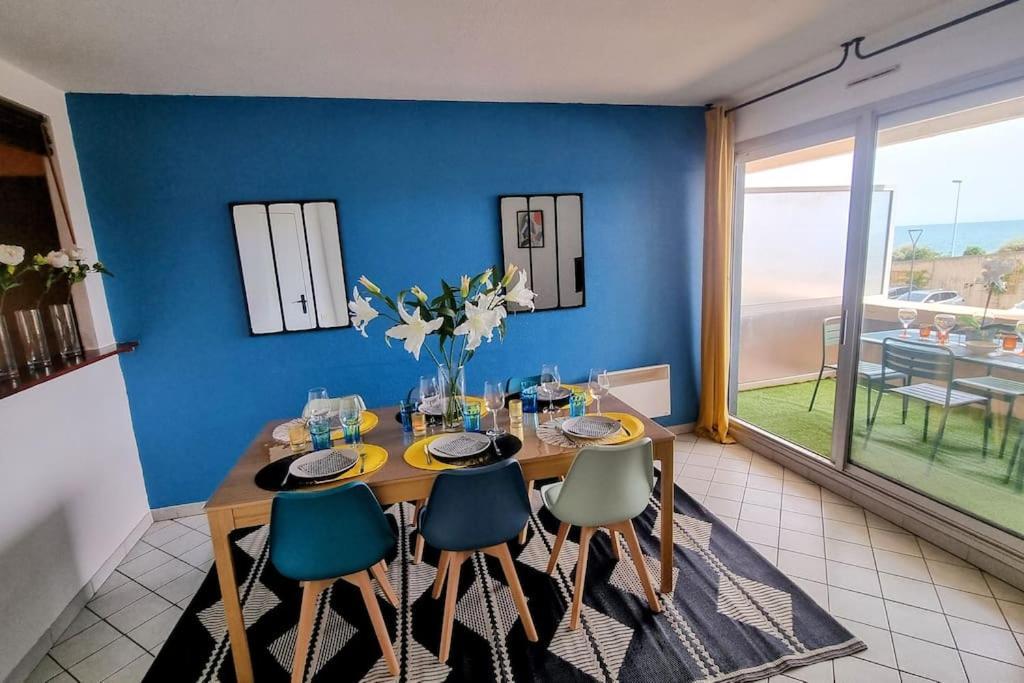 Le Marty 7 Vue Mer Centre Terrasse Garage Piscine Climatisation Sete Luaran gambar