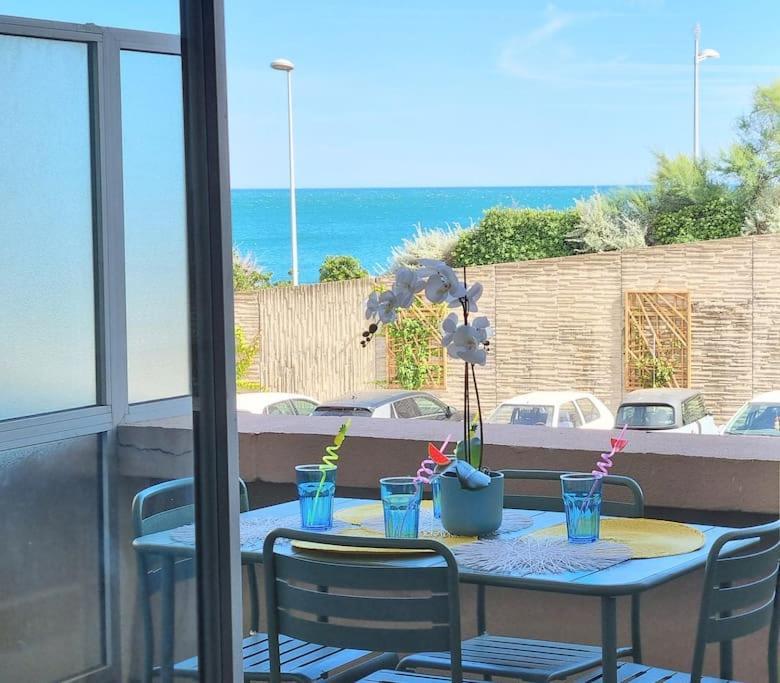 Le Marty 7 Vue Mer Centre Terrasse Garage Piscine Climatisation Sete Luaran gambar