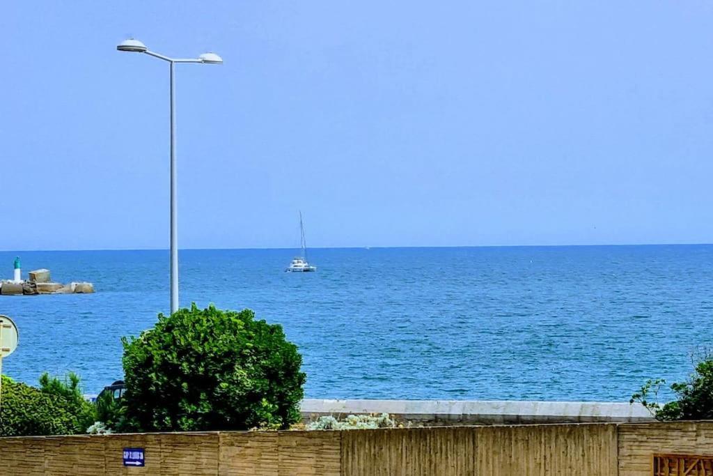 Le Marty 7 Vue Mer Centre Terrasse Garage Piscine Climatisation Sete Luaran gambar