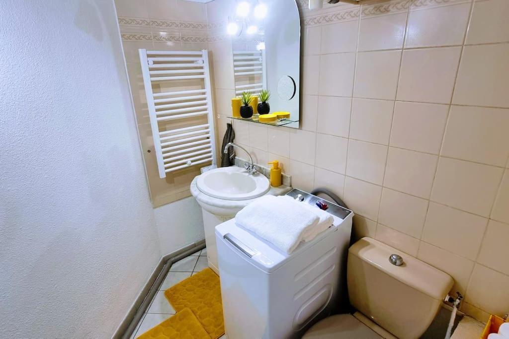 Le Marty 7 Vue Mer Centre Terrasse Garage Piscine Climatisation Sete Luaran gambar